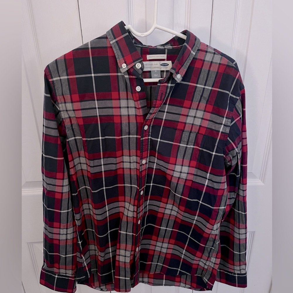 Men’s Size Medium Old Navy Button Down Shirt